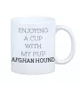 Afghan Hound, Tazi - cup with a geometric dog image and the inscription Art-Dog