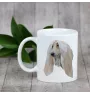 Afghan Hound, Tazi - cup with a geometric dog image and the inscription Art-Dog