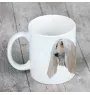 Afghan Hound, Tazi - cup with a geometric dog image and the inscription Art-Dog