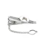 Afghan Hound, Tazi - geometric tie clip with a picture and inscription from Art-Dog