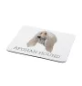 Afghan Hound, Tazi - geometric mouse pad with a picture and text by Art-Dog