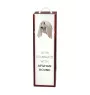 Afghan Hound, Tazi - geometric box with a picture and inscription for wine by Art-Dog