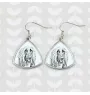 Afghan Hound, Tazi - dog earrings, hanging earrings with a picture, personalized jewelry with Art-Dog brand print