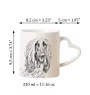 Levrier afghan, Tazi - tasse avec chien, une tasse adorable avec une anse en forme de cœur, un cadeau universel de la marque Art-Dog