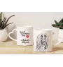 Afghan Hound, Tazi - cup with a dog, adorable cup with a heart-shaped handle, universal gift from the Art-Dog brand