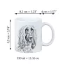 Afghanischer Windhund, Afghane - Tasse mit Hund, Tasse mit Bild, personalisiertes Geschenk der Marke Art-Dog
