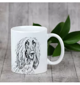 Afghanischer Windhund, Afghane - Tasse mit Hund, Tasse mit Bild, personalisiertes Geschenk der Marke Art-Dog