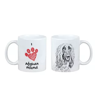 Levrier afghan, Tazi - tasse avec chien, une tasse adorable avec une illustration, un cadeau avec votre photo de la marque Art-Dog