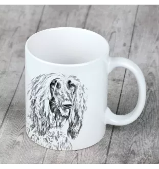 Afghanischer Windhund, Afghane - Tasse mit Hund, entzückende Tasse mit Grafik, Geschenk mit Ihrem Foto von der Marke Art-Dog