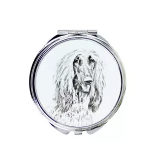 Chart afgański lusterko ze zdjęciem psa Art-Dog