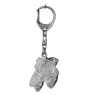 Airedale Terrier, Waterside Terrier, Bingley Terrier - Porte-clés argenté avec chien, décoration de sac à main, pendentif de sac à dos par la marque Art-Dog