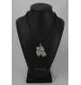 Airedale Terrier, Waterside Terrier, Bingley Terrier - collier avec un chien, pendentif en plaqué argent pour les fans de chiens, bijoux uniques de la marque Art-Dog