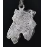Airedale Terrier, Waterside Terrier, Bingley Terrier - collier avec un chien, pendentif en plaqué argent pour les fans de chiens, bijoux uniques de la marque Art-Dog