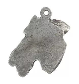 Airedale Terrier, Waterside Terrier, Bingley Terrier - collier avec un chien, pendentif en plaqué argent pour les fans de chiens, bijoux uniques de la marque Art-Dog
