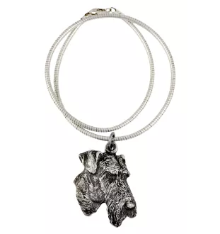 Airedale Terrier, Waterside Terrier, Bingley Terrier - Collier pour chien, bijoux uniques pour les fans de chiens, pendentif vipère unique de la marque Art-Dog