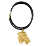 Airedale Terrier, Waterside Terrier, Bingley Terrier - Collier pour chien, pendentif plaqué or pour fan de chien, bijoux uniques de la marque Art-Dog