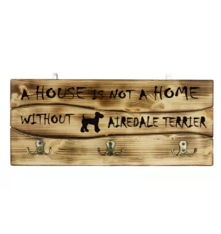 Airedale Terrier, Waterside Terrier - Kleiderständer mit Hund, Ausstellung von Medaillen, Dekoration für Zuhause der Marke Art-Dog