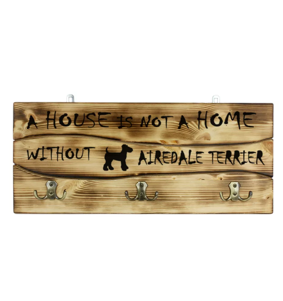 Airedale Terrier, Waterside Terrier - Kleiderständer mit Hund, Ausstellung von Medaillen, Dekoration für Zuhause der Marke Art-Dog
