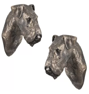 Airedale Terrier, Waterside Terrier - Hundestatue, hängende Büste, einzigartige Dekoration für Hundeliebhaber der Marke Art-Dog