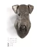 Airedale Terrier, Waterside Terrier - Hundestatue, hängende Büste, einzigartige Dekoration für Hundeliebhaber der Marke Art-Dog