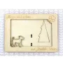Airedale Terrier, Bingley Terrier - Photo frame, engraved wooden frame, a lovely gadget for the dog lover by Art-Dog