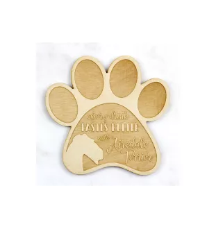 Airedale Terrier podkładka pod kubek ze sklejki Art-Dog