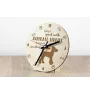 Airedale Terrier, Waterside Terrier, Bingley Terrier - horloge avec chien, horloge en bois avec gravure, horloge personnalisée par Art-Dog