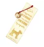 Airedale Terrier, Waterside Terrier - Lesezeichen mit Hund, personalisiertes Lesezeichen, Hundeaccessoire für Leser der Marke Art-Dog