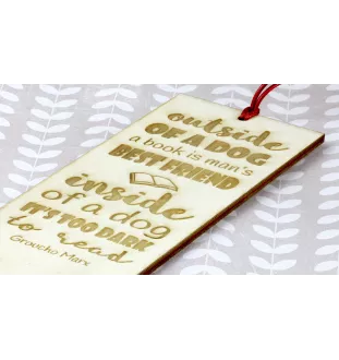 Airedale Terrier, Bingley Terrier - dog bookmark, personalized bookmark, gift for bookworm from Art-Dog brand