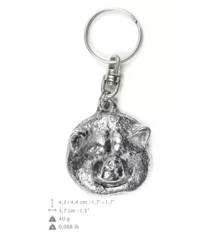 Akita, Akita Inu - Pendentif chien argenté, décoration de sac à main, pendentif sac à dos par la marque Art-Dog