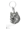 Alaskan Malamute - Silver-plated dog pendant, handbag decoration, backpack pendant by Art-Dog brand