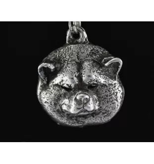 Akita, Akita Inu - Necklace with dog, silver-plated pendant for dog fan, unique jewelry by Art-Dog brand