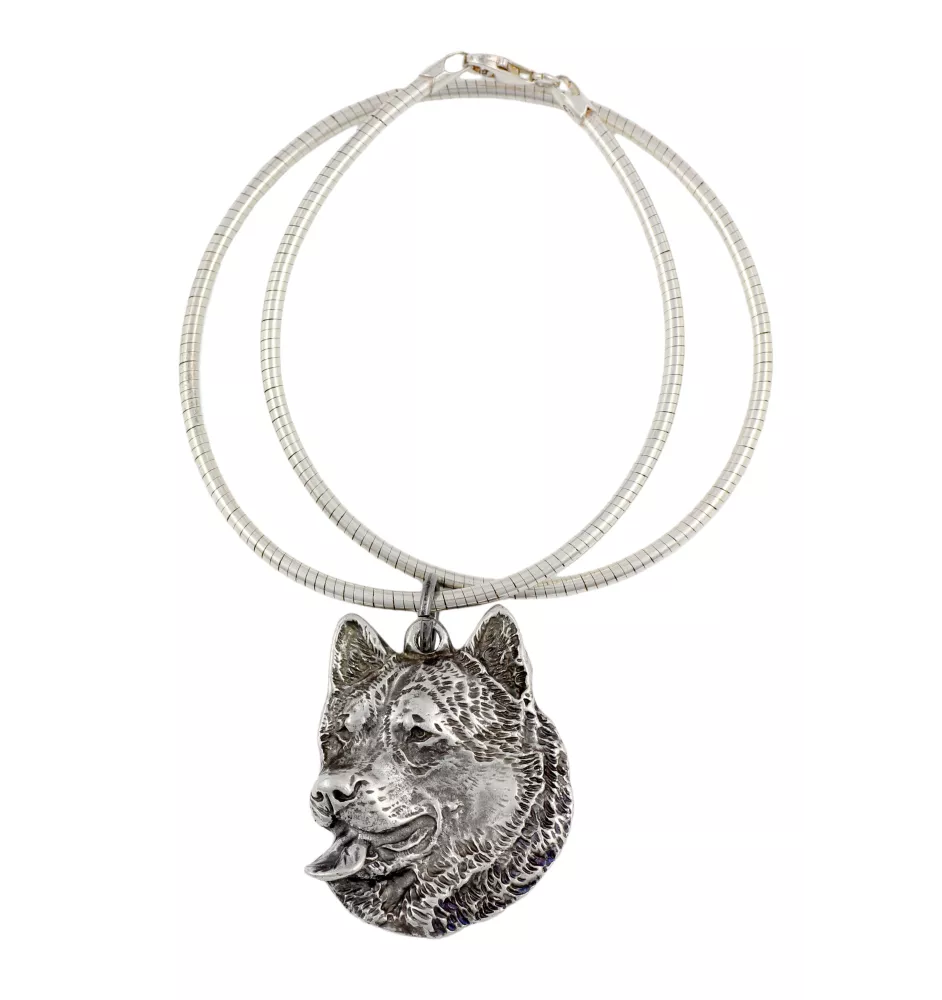 Alaskan Malamute - Dog necklace, unique jewellery for the dog fan, unique adder pendant by Art-Dog brand