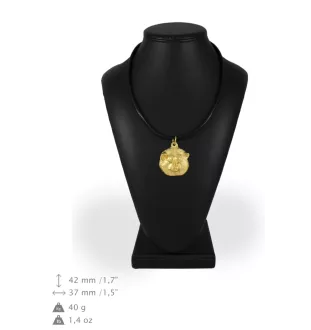 Akita, Akita Inu - Collier pour chien, pendentif plaqué or pour fan de chien, bijoux uniques de la marque Art-Dog