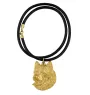 Alaskan Malamute - Dog necklace, gold-plated pendant for dog fan, unique jewellery by Art-Dog brand