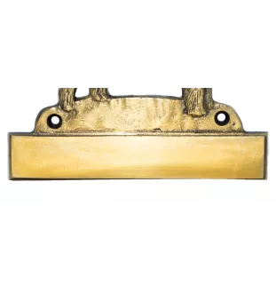 Airedale Terrier, Bingley Terrier - address plaque with a dog, brass nameplate, personalized door sign with the brand name Art-Dog