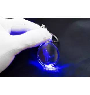 Akita brelok do kluczy owalny z koniem Art-Dog