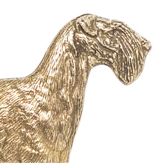 Airedale Terrier, Waterside Terrier, Bingley Terrier - porte-clés avec chien, support en laiton pour accessoires pour chiens, élégante décoration pour le couloir de la marque Art-Dog