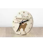 Alaskan Malamute, Alaskischer Malamute - Uhr mit Hund, Holzuhr mit Gravur, personalisierte Uhr von Art-Dog