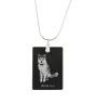 Akita naszyjnik kryształowy z psem Art-Dog
