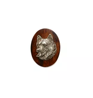 Alaskan Malamute - Dog show brooch, starter number clip, dog pin by Art-Dog