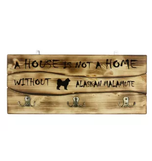 Alaskan Malamute - clothes hanger with a dog, medal display, home decoration from the Art-Dog brand