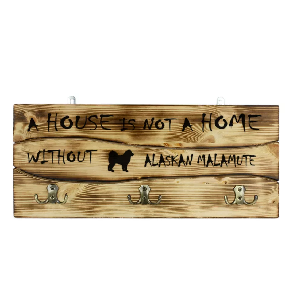 Malamute de l'Alaska - porte-vêtements avec chien, exposition de médailles, décoration pour la maison de la marque Art-Dog