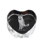 Akita, Akita Inu - une photo de chien dans un cristal, un cœur en cristal, un cadre photo exceptionnel de la marque Art-Dog