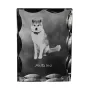 Akita, Akita Inu - crystal with a picture of a dog, glass statuette with a picture, unique frame with a picture from Art-Dog brand