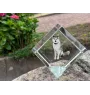 Akita kostka kryształowa z psem Art-Dog