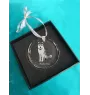 Akita medal kryształowy z psem Art-Dog