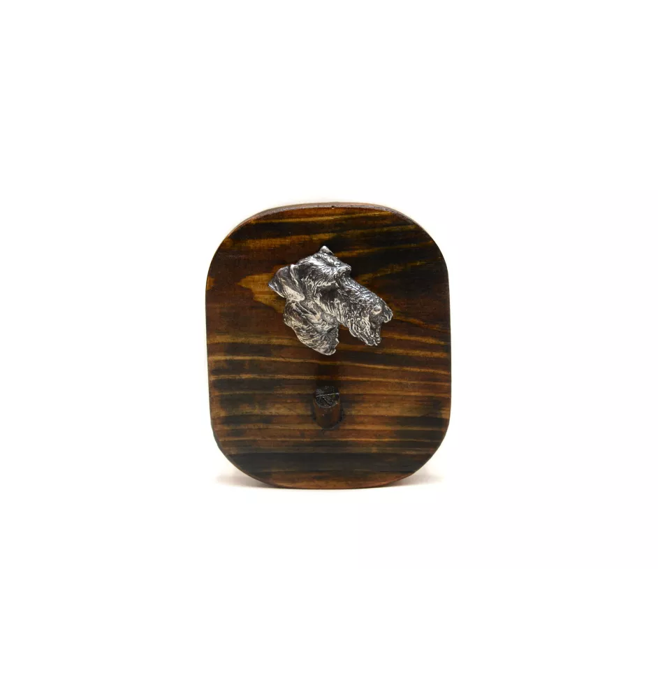 Airedale Terrier, Bingley Terrier - leash hanger, medal hanger with dog, key hook from Art-Dog brand