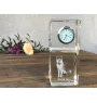 Akita, Akita Inu - montre en cristal avec photo, photo de chien dans un cristal, horloge de bureau personnalisée de la marque Art-Dog