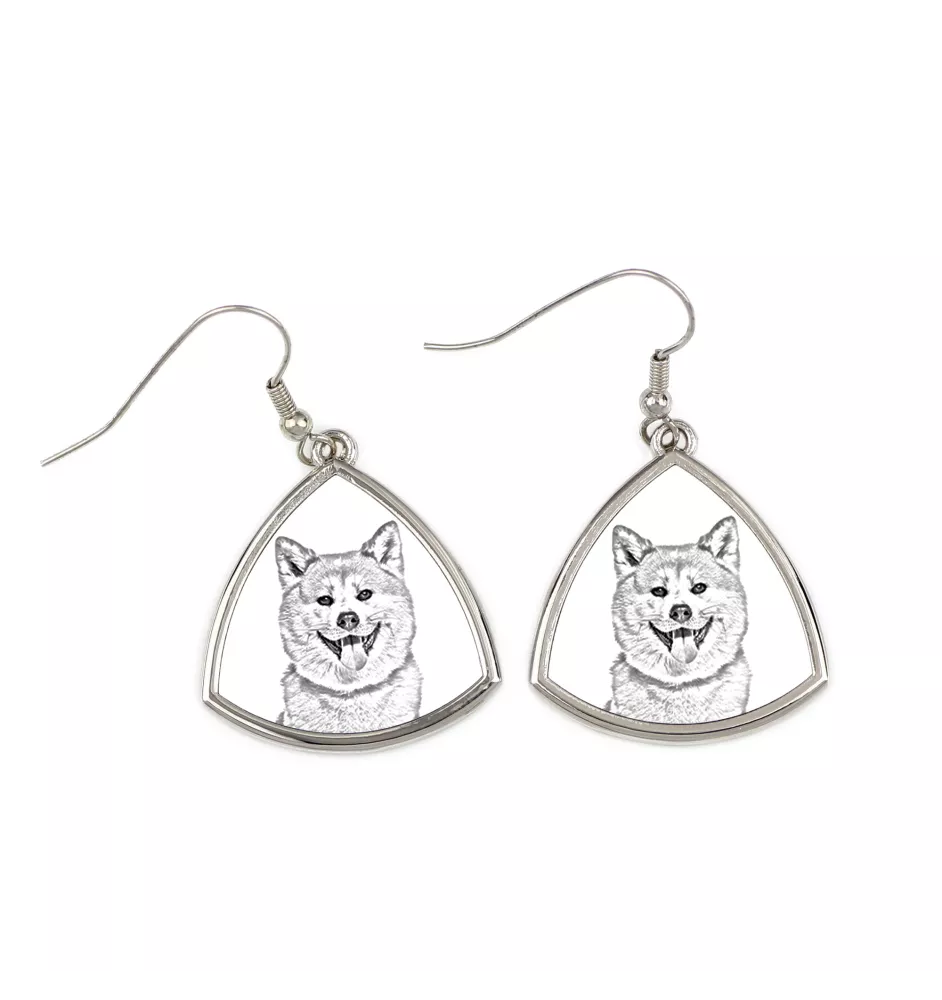Akita, Akita Inu - dog earrings, hanging earrings with a picture, personalized jewelry with Art-Dog brand print